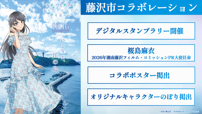 青ブタ×藤沢市コラボが決定！ - NEWS | アニメ「青春ブタ野郎はディア